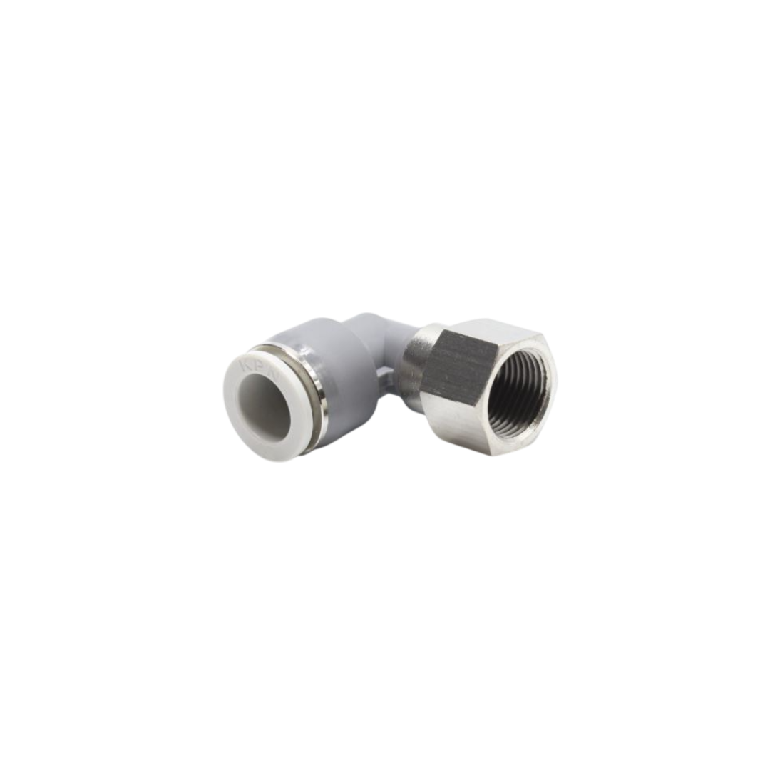 PLF04-02G - 1/4 Фитинг цанга угловой поворотный