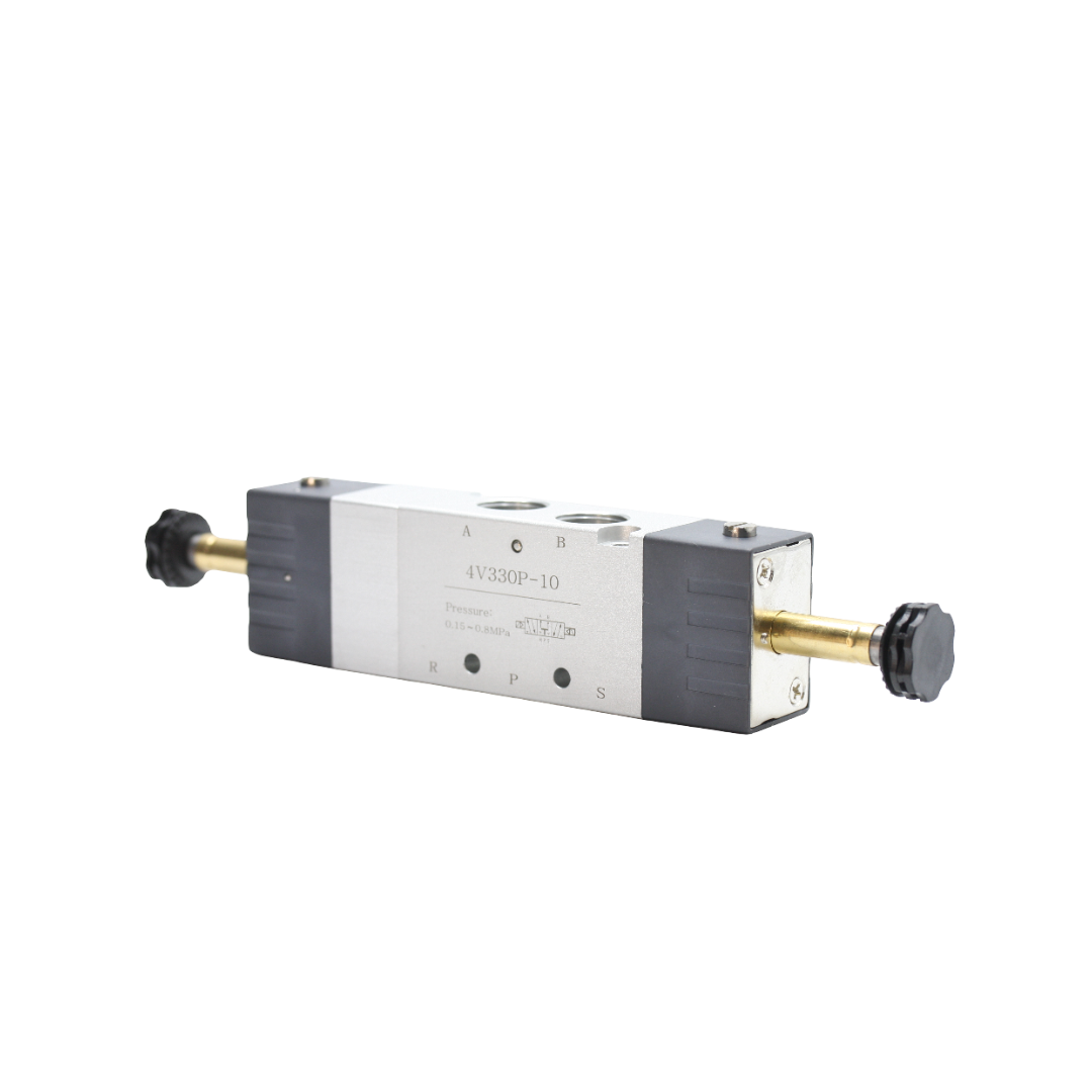 Распределитель 4V330P-10-WX 5/3, 3/8G, Подача давления в обе линии