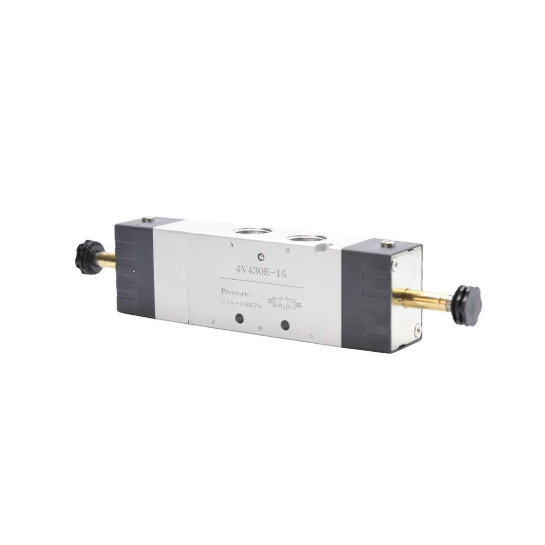Распределитель 4V430E-15-WX, 5/3, 1/2G, Центральная позиция открыта