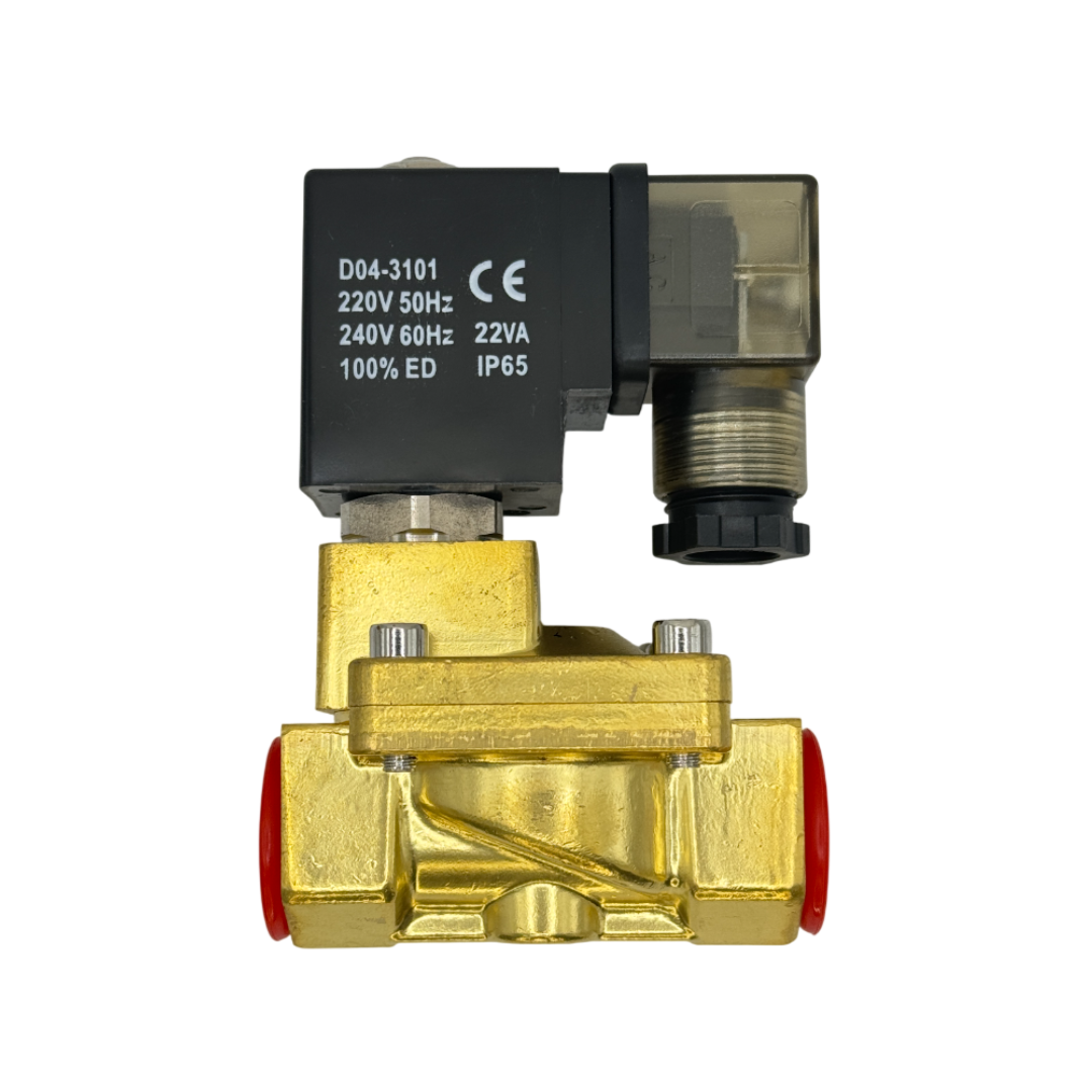 SLP15-130E2 Клапан соленоидный, корп.латунь, G1/2, 0,5-16бар, 220AC